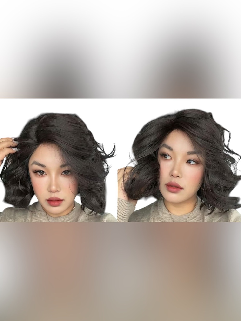 JB Extension Michelle Dark Brown Pre-Cut Lace Front Wig M/L Heat Resistant